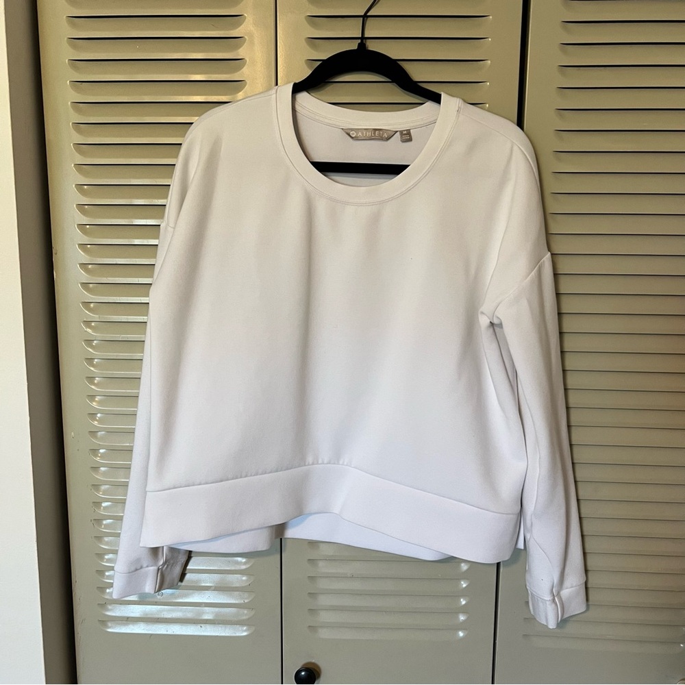 Athleta White Sweatshirt